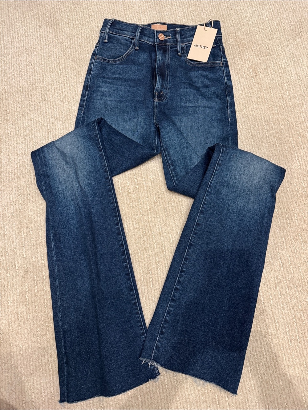 MOTHER The Hustler Heel Fray Yakkity Yak Size 25